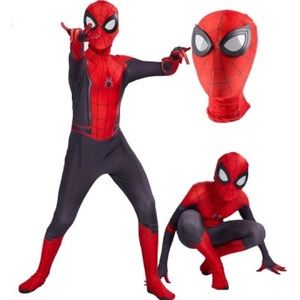 Kids Spider-Man costume far from home edition kids cosplay Halloween M-5/6 years
